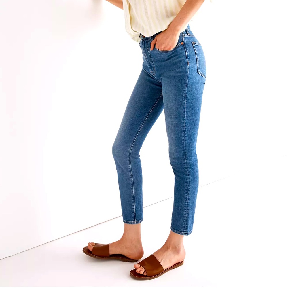 NWT The Perfect Vintage Crop Jean in Sandford Wash - Madewell - size 26